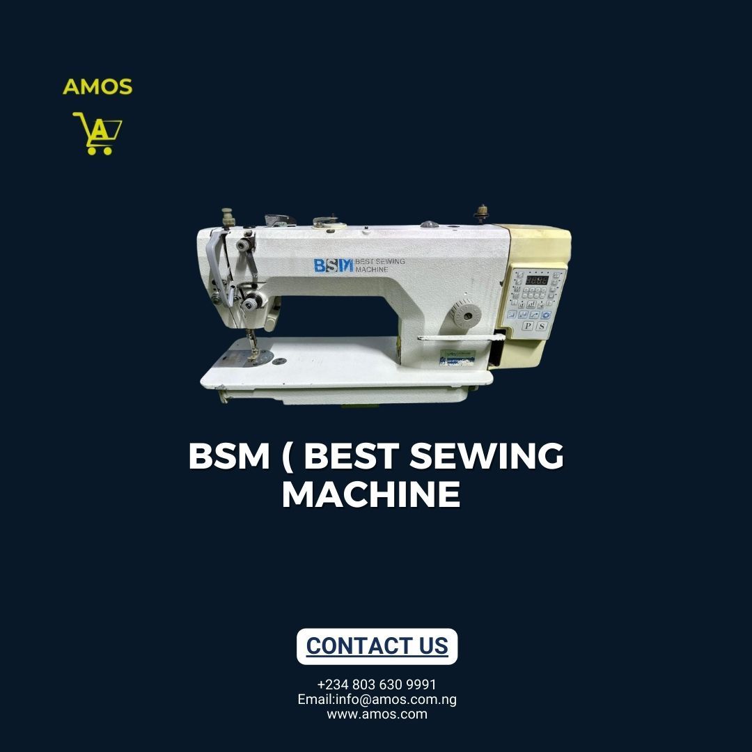 BSM (Best Sewing Machine) industrial lockstitch sewing machine.