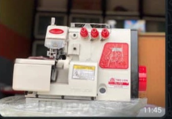 Two lion sewing machine